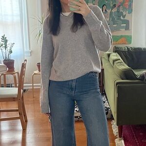 Naadam Grey Cashmere Sweater